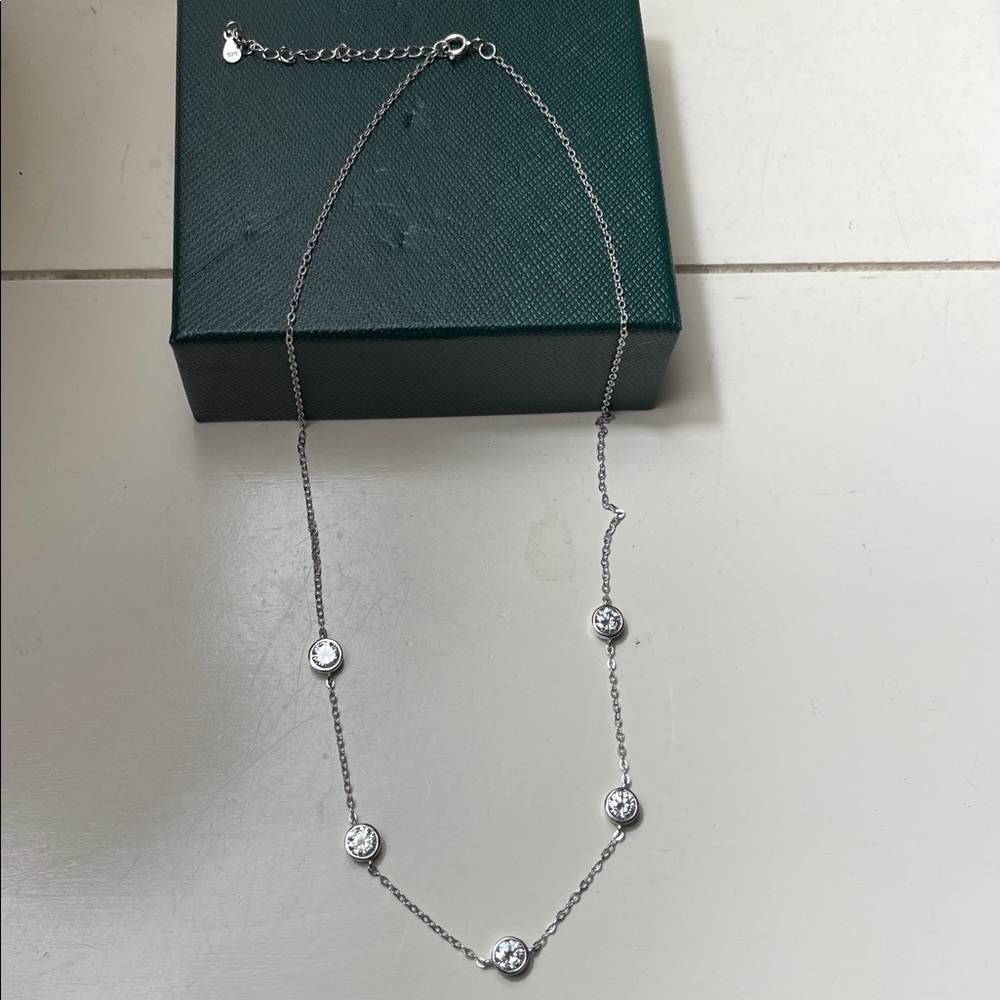 NIB diamonds moissanite by the yard necklace